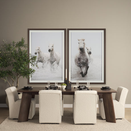 Jonan Solid Dark Brown Mango Wood Rectangular Dining Table from Mercana - Luna Furniture