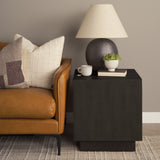 Hayden Dark Brown Wood End/Side Table from Mercana - Luna Furniture