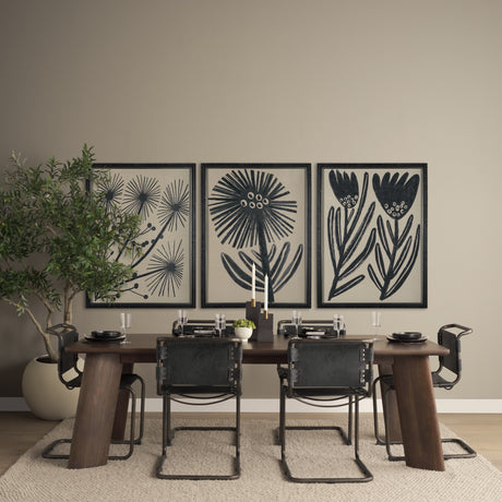 Simple Floral - Grow by Mercana Studio Hand Embellished Textured Framed Art Photo Matted under Glass from Mercana - Luna Furniture