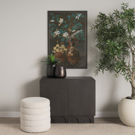 Graphite Sensation I by Mercana Studio a Hand Embellished Textured Framed Canvas from Mercana - Luna Furniture