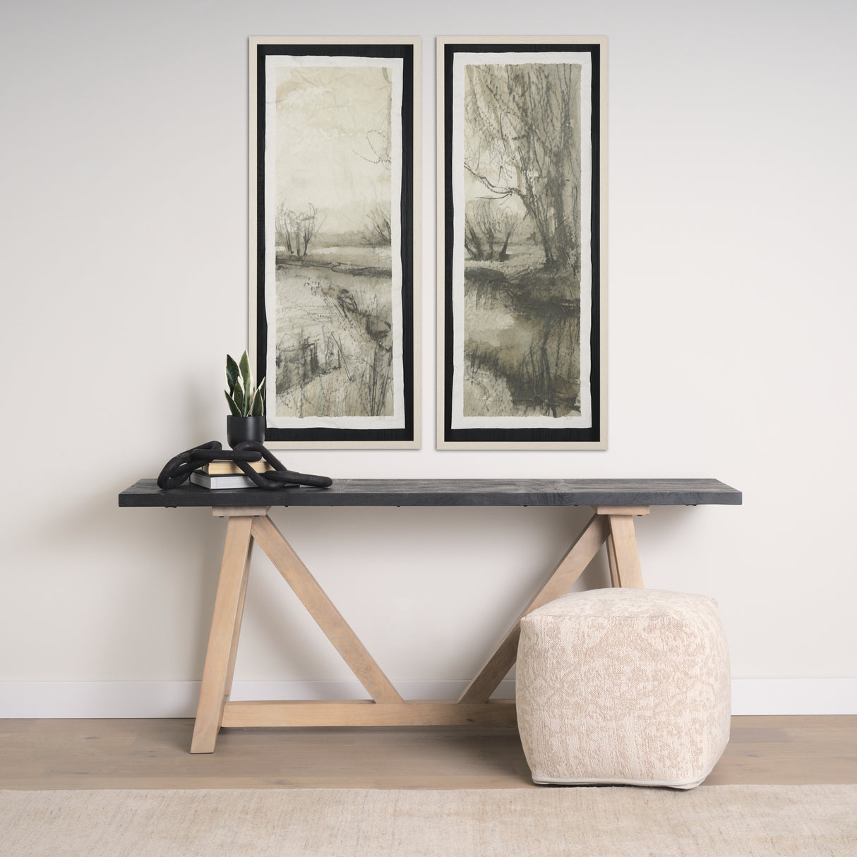 Beyond the Rain II by Mercana Studio a Hand Embellished Framed Art Print Matted under Glass from Mercana - Luna Furniture