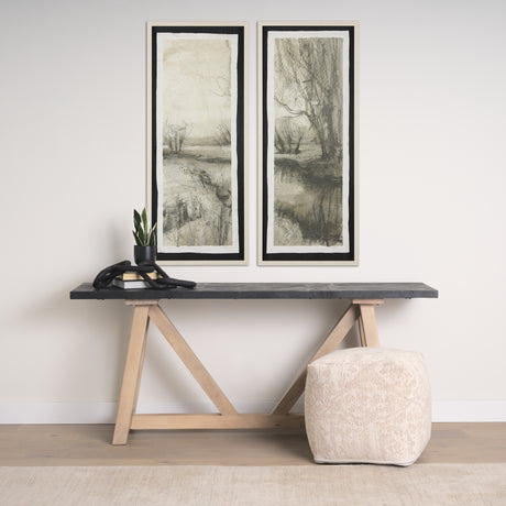 Beyond the Rain II by Mercana Studio a Hand Embellished Framed Art Print Matted under Glass from Mercana - Luna Furniture