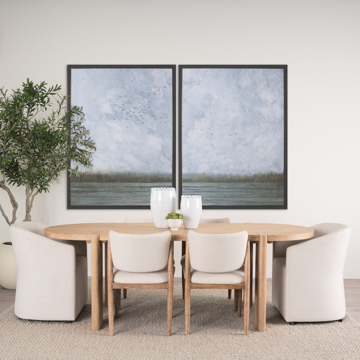 Spring is Coming I by Mercana Studio a Hand Embellished Textured Framed Canvas from Mercana - Luna Furniture