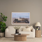 Retro Racing - Automobile by Ben Wood a Framed Photo Art Print Matted under Glass from Mercana - Luna Furniture