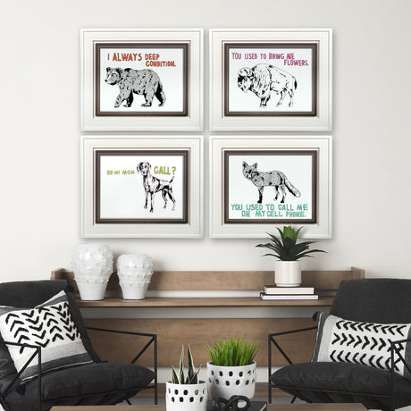 Bear by Marie, Natasha a Framed Art Print Matted under Glass from Mercana - Luna Furniture