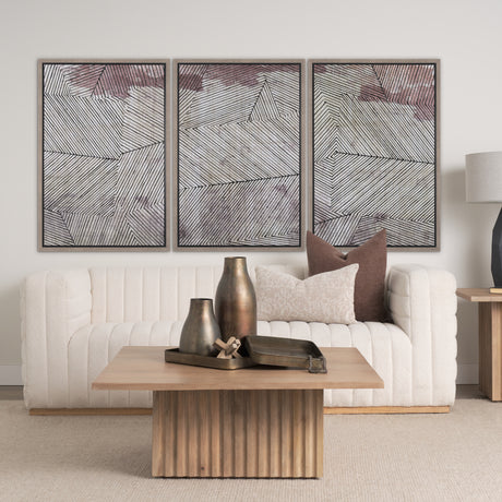 Papyrus Texture II by Mercana Studio a Hand Embellished Textured Framed Canvas from Mercana - Luna Furniture