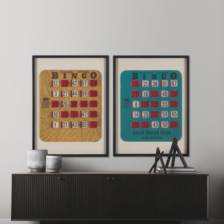 Chasing Numbers II by Zap Studio a Framed Art Print Matted under Glass from Mercana - Luna Furniture