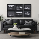 Hot on the Tail by Ben Wood a Hand Embellished Framed Photo Art Print Matted under Glass from Mercana - Luna Furniture