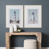 Lighthouse I-Cape Hatteras by Mercana Studio a Hand Embellished Framed Art Print Matted under Glass from Mercana - Luna Furniture