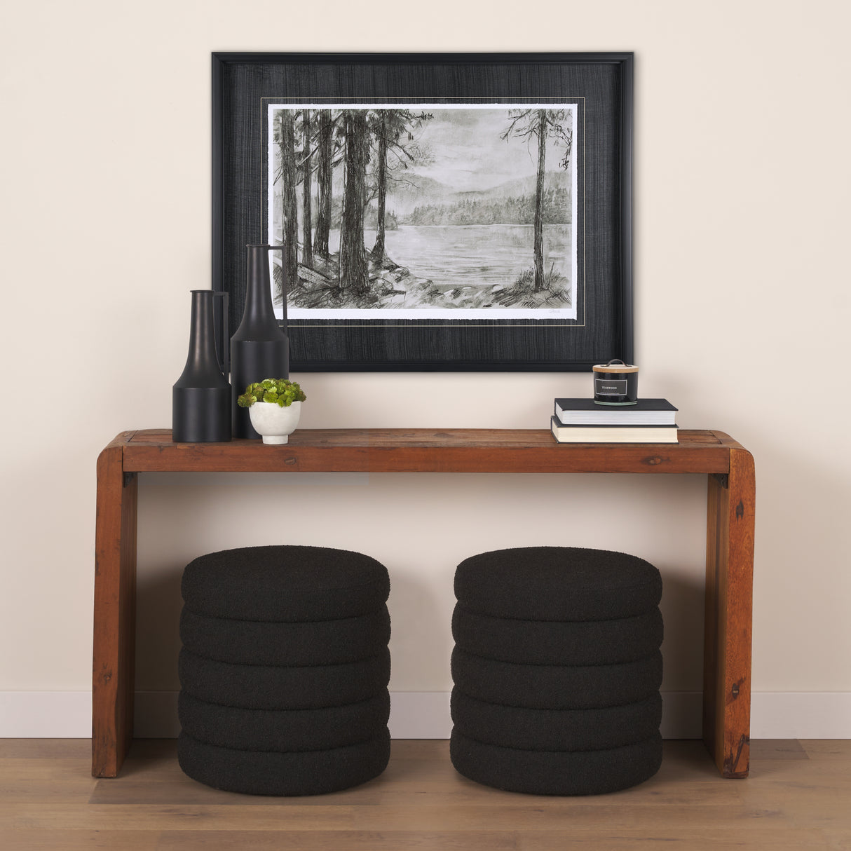 West coast chronicles I by Mercana Studio Hand Embellished Framed Art Print Matted under Glass from Mercana - Luna Furniture