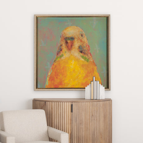Pop Birds - Flit by Mercana Studio a Hand Embellished Textured Framed Art Print Matted under Glass from Mercana - Luna Furniture