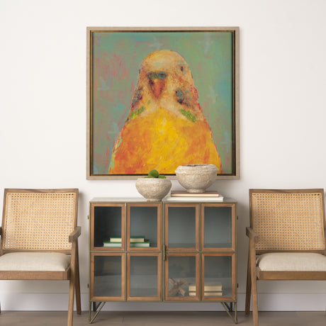 Pop Birds - Flit by Mercana Studio a Hand Embellished Textured Framed Art Print Matted under Glass from Mercana - Luna Furniture