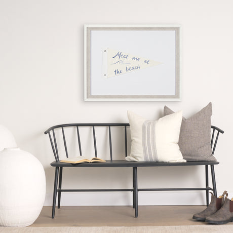 Meet Me at The Beach by Mercana Studio Hand Embellished Textured Framed Art Print Matted under Glass from Mercana - Luna Furniture
