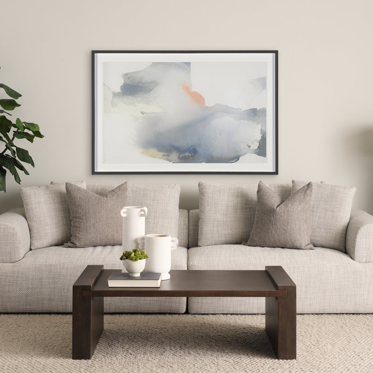 Emotions II by Ira Havuka a Framed Art Print Matted under Glass from Mercana - Luna Furniture