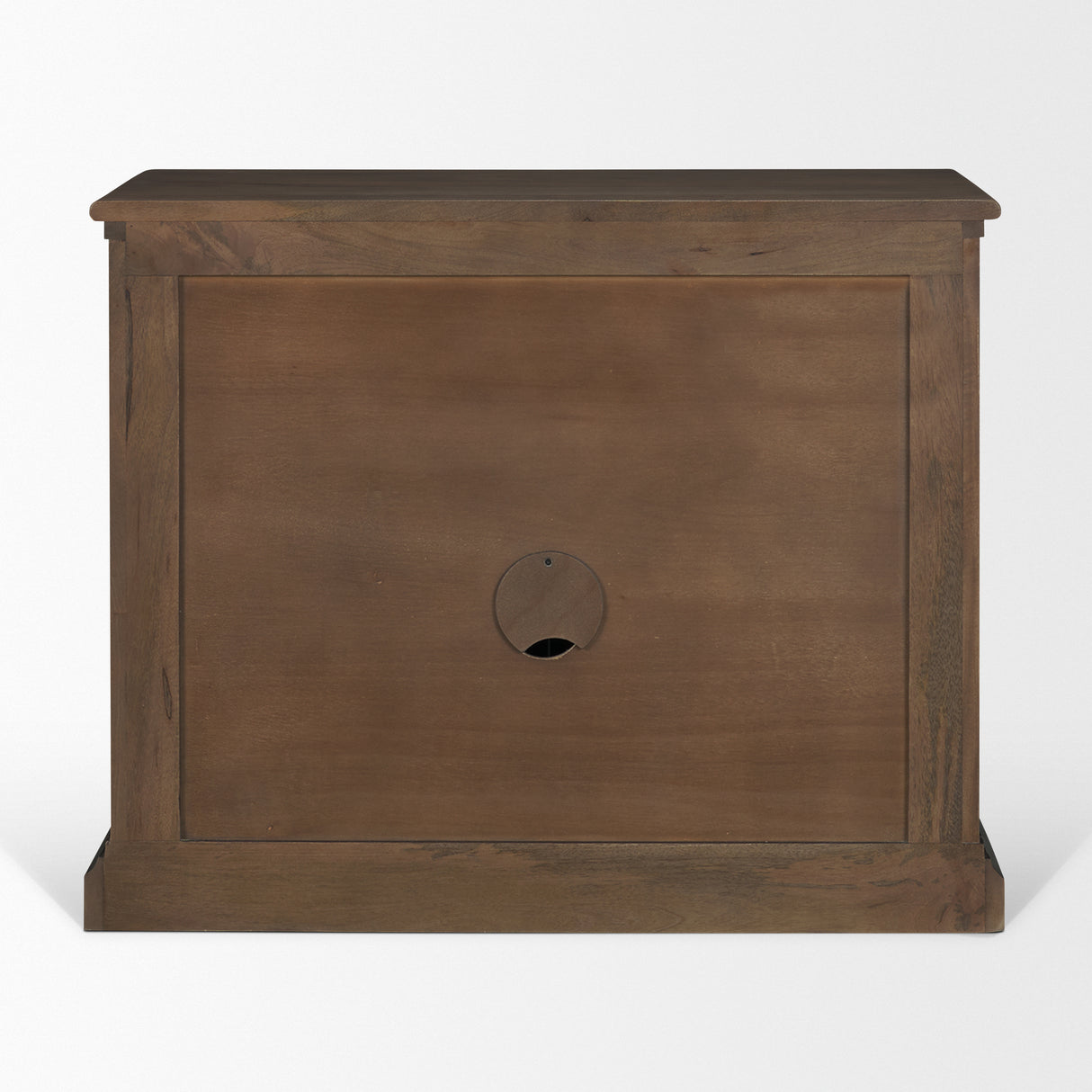 Baron Dark Brown Solid Wood w/ Antique Knobs 2-Door Accent Cabinet from Mercana - Luna Furniture
