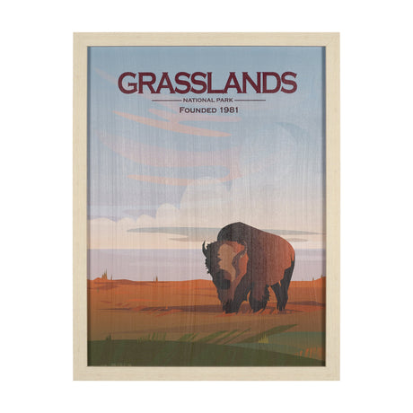 Grasslands GO (L) by Mercana Studio a Hand Embellished Decograph Framed Art Print from Mercana - Luna Furniture