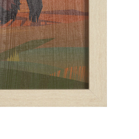 Grasslands GO (L) by Mercana Studio a Hand Embellished Decograph Framed Art Print from Mercana - Luna Furniture