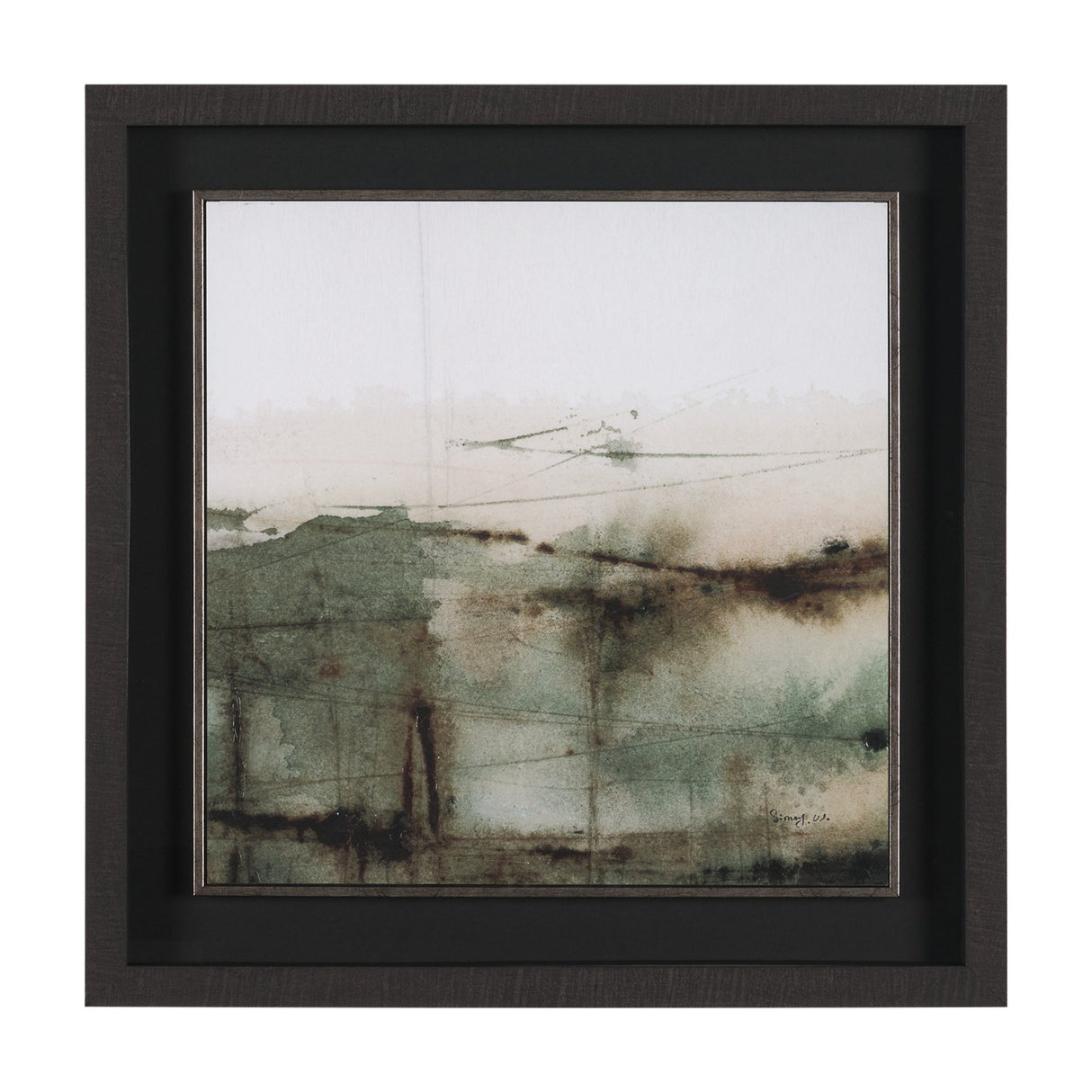 Watercolor Dreamscape II by Mercana Studio a Hand Embellished Framed Watercolor Art Print under Glas from Mercana - Luna Furniture