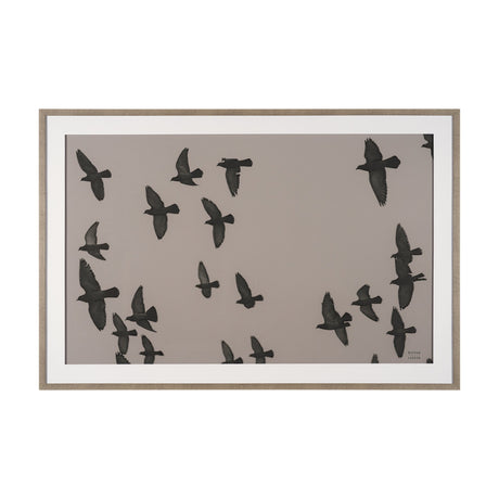 Flock I by Nathan Larson a Hand Embellished Framed Photo Print under Glass from Mercana - Luna Furniture