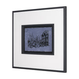 City of Canals I by Mercana Studio Hand Embelished Textured Framed Artwork Matted under Glass from Mercana - Luna Furniture