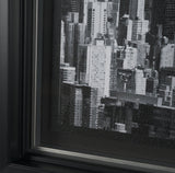Midtown Manhattan Skyline (Set of 3) by Richard Silver Textured Framed Art Print Matted under Glass from Mercana - Luna Furniture
