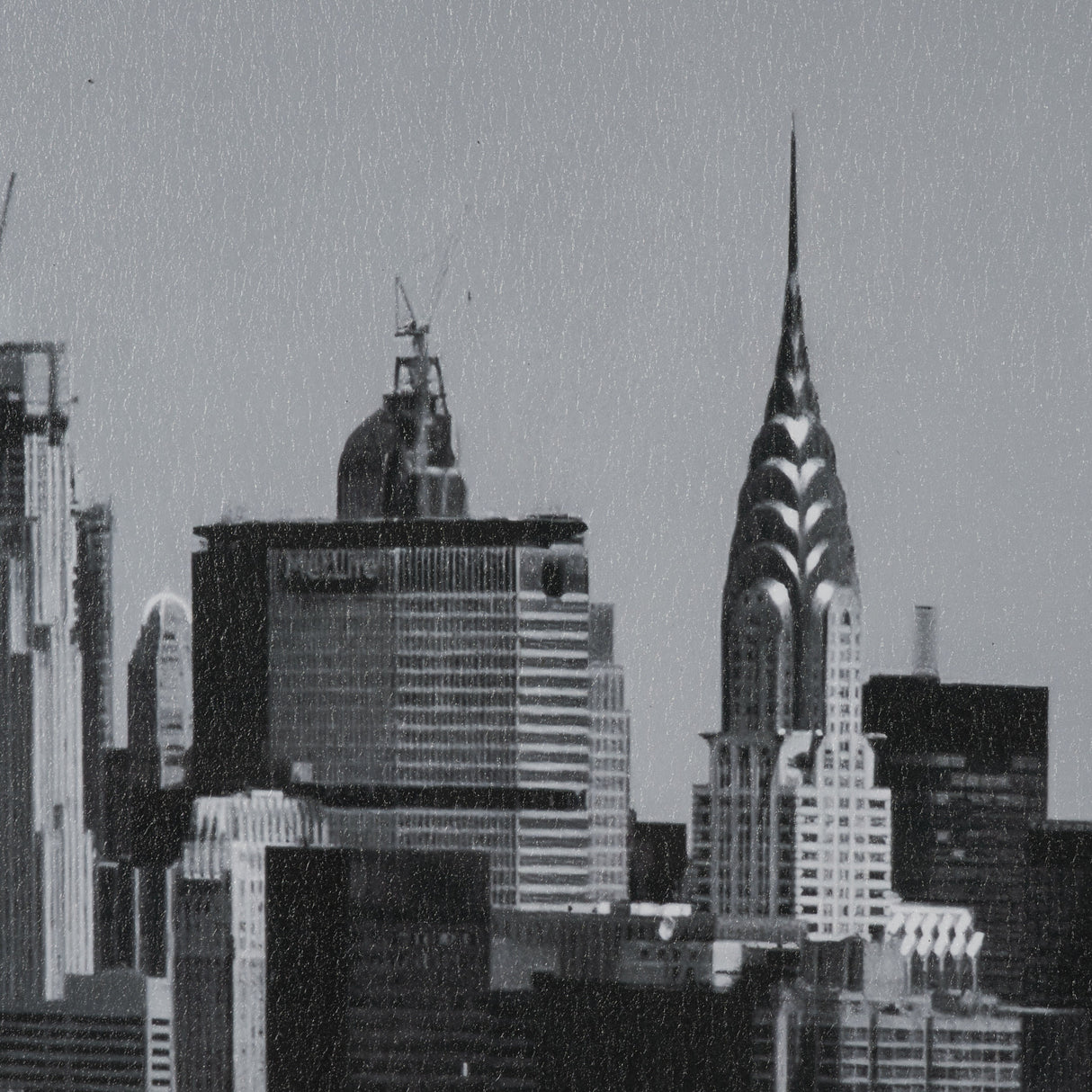 Midtown Manhattan Skyline (Set of 3) by Richard Silver Textured Framed Art Print Matted under Glass from Mercana - Luna Furniture