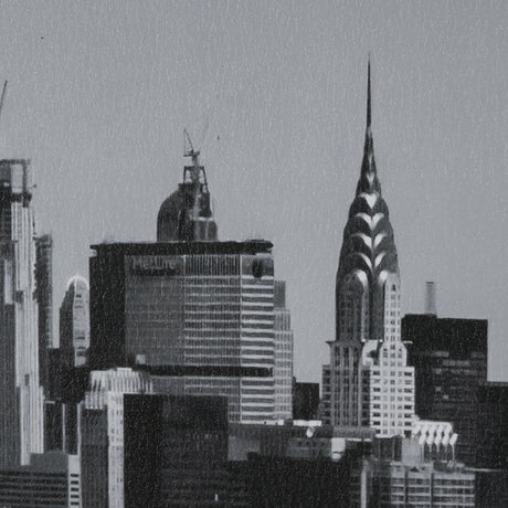 Midtown Manhattan Skyline (Set of 3) by Richard Silver Textured Framed Art Print Matted under Glass from Mercana - Luna Furniture