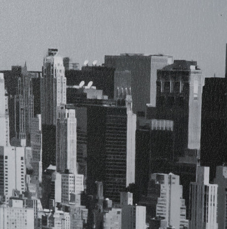 Midtown Manhattan Skyline (Set of 3) by Richard Silver Textured Framed Art Print Matted under Glass from Mercana - Luna Furniture