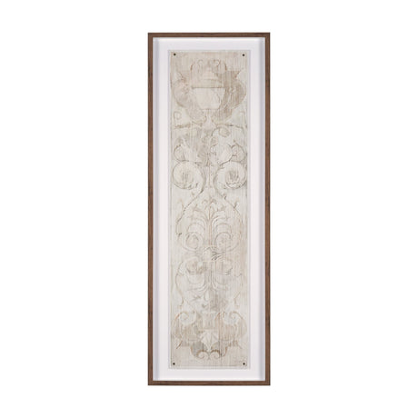 Panel Etching I by Mercana Studio a Hand Embellished Framed Art Print under Glass from Mercana - Luna Furniture
