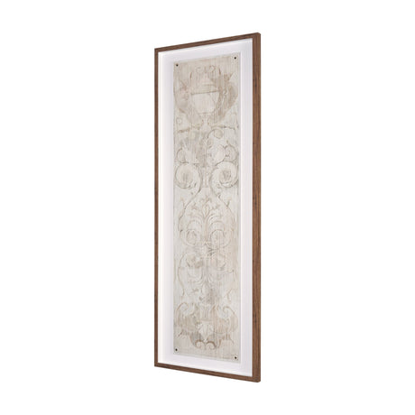 Panel Etching I by Mercana Studio a Hand Embellished Framed Art Print under Glass from Mercana - Luna Furniture