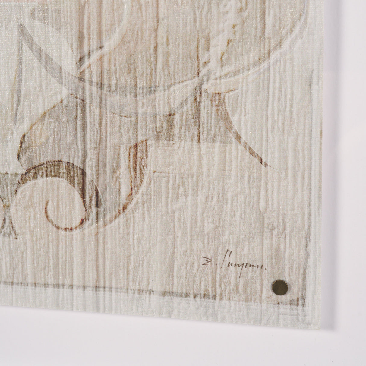 Panel Etching II by Mercana Studio a Hand Embellished Framed Art Print under Glass from Mercana - Luna Furniture