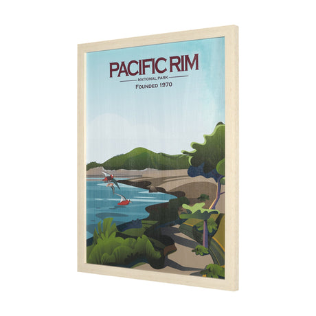 Pacific Rim GO (L) by Mercana Studio a Hand Embellished Decograph Framed Art Print from Mercana - Luna Furniture