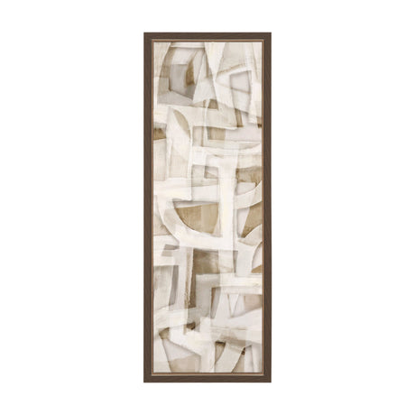 Neutral Forms II by Hannah Dawson Hand-Embellished Textured Framed Canvas Artwork from Mercana - Luna Furniture