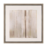 Glazed Echoes White I by Cartissi Hand-Embellished Textured Framed Canvas Artwork from Mercana - Luna Furniture