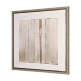 Glazed Echoes White I by Cartissi Hand-Embellished Textured Framed Canvas Artwork from Mercana - Luna Furniture