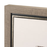 Glazed Echoes White I by Cartissi Hand-Embellished Textured Framed Canvas Artwork from Mercana - Luna Furniture
