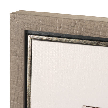 Glazed Echoes White I by Cartissi Hand-Embellished Textured Framed Canvas Artwork from Mercana - Luna Furniture