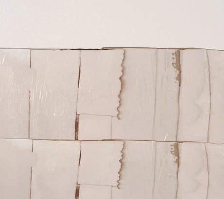 Glazed Echoes White I by Cartissi Hand-Embellished Textured Framed Canvas Artwork from Mercana - Luna Furniture
