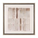 Glazed Echoes White II by Cartissi Hand-Embellished Textured Framed Canvas Artwork from Mercana - Luna Furniture