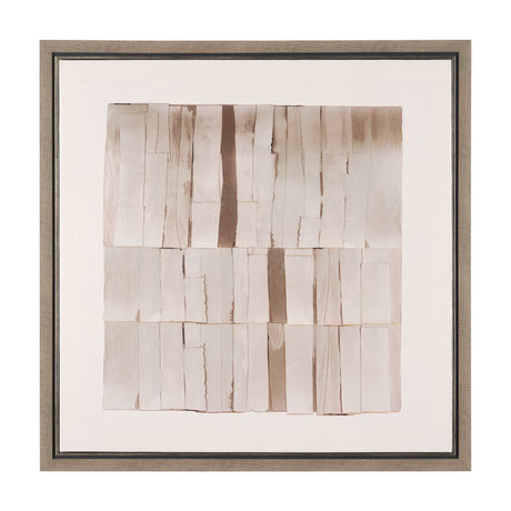 Glazed Echoes White II by Cartissi Hand-Embellished Textured Framed Canvas Artwork from Mercana - Luna Furniture