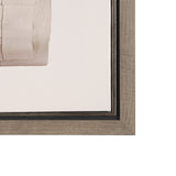 Glazed Echoes White II by Cartissi Hand-Embellished Textured Framed Canvas Artwork from Mercana - Luna Furniture