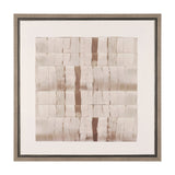 Glazed Echoes White III by Cartissi Hand-Embellished Textured Framed Canvas Artwork from Mercana - Luna Furniture