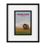 Grasslands GO (M) by Mercana Studio a Framed Art Print Matted under Glass from Mercana - Luna Furniture