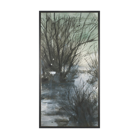 Brook and Willows I by Mercana Studio Hand-Embellished Textured Framed Canvas Artwork from Mercana - Luna Furniture