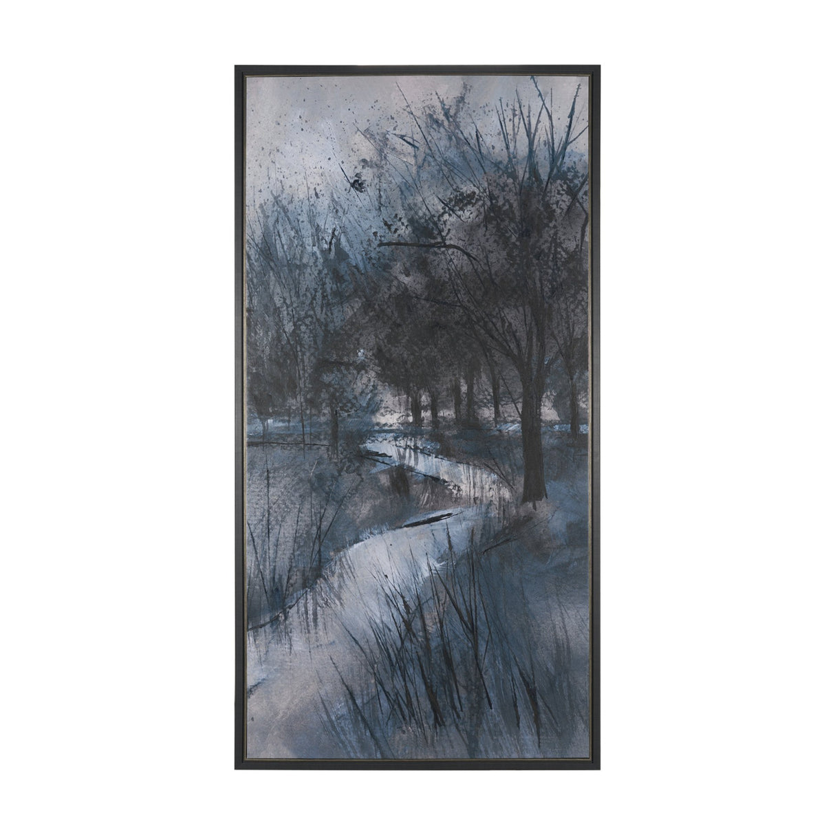 Brook and Willows II by Mercana Studio Hand-Embellished Textured Framed Canvas Artwork from Mercana - Luna Furniture