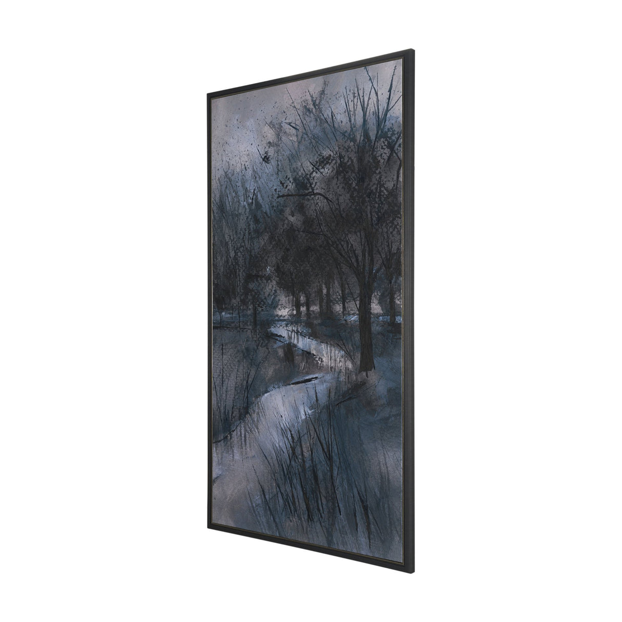 Brook and Willows II by Mercana Studio Hand-Embellished Textured Framed Canvas Artwork from Mercana - Luna Furniture