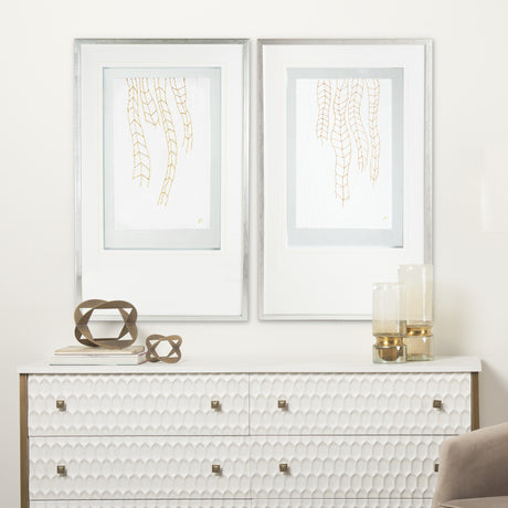 Vin I by Studio M a handmade Original Framed Artwork under Glass from Mercana - Luna Furniture
