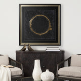 Halo II (Black) by Studio M a handmade Original Framed Artwork under Glass from Mercana - Luna Furniture