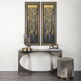 Midas Touch I by Barbara Fleming a Hand Embelished Textured Framed Art Print Matted under Glass from Mercana - Luna Furniture
