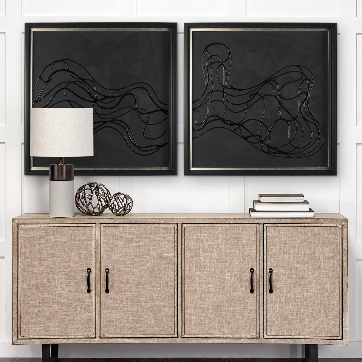 Bee Dance II by Studio M a handmade Original Framed 3D Textured Artwork from Mercana - Luna Furniture